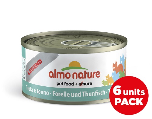 NATURAL CATS JELLY 6X70 TROTA E TONNO ALMO NATURE