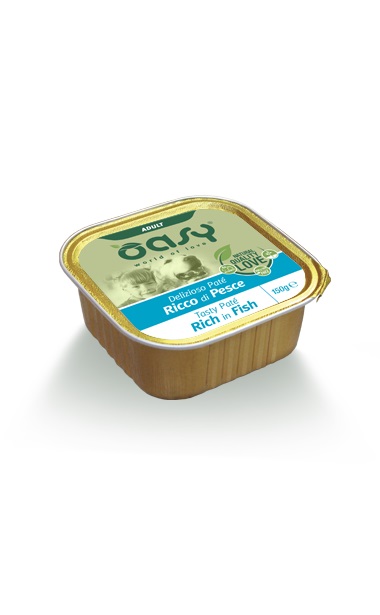 WET DOG DELIZIOSO PATE' ADULT PESCE 150 GR OASY