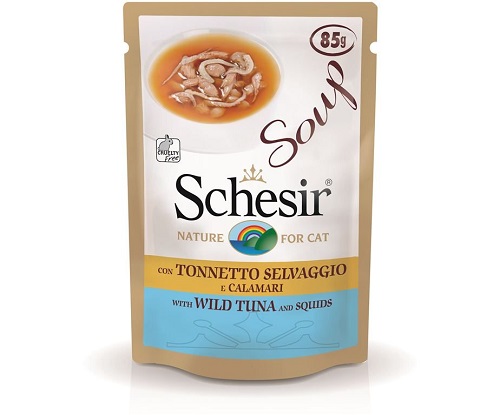 CAT SOUP TONNO CALAMARI GR.85 BUSTA SCHESIR