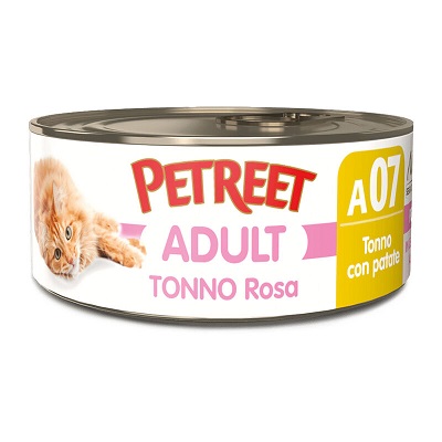 A07 CAT ADULT TONNO ROSA CON PATATE GR 70 PETREET