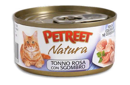 A09 CAT ADULT TONNO ROSA CON SGOMBRO GR 70 PETREET