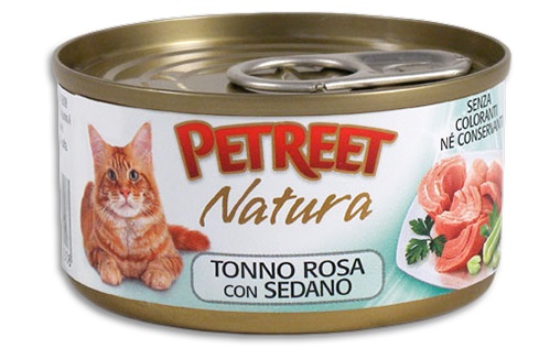 A12 CAT ADULT TONNO ROSA CON SEDANO GR 70 PETREET