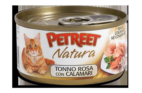 A13 CAT ADULT TONNO ROSA CON CALAMARI GR 70 PETREET