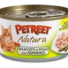 A24 CAT ADULT SFILACCETTI POLLO CON ASPARAGI GR 70 PETREET