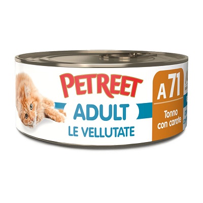 A71 CAT ADULT VELLUTATE TONNO CON CAROTE GR 70 PETREET