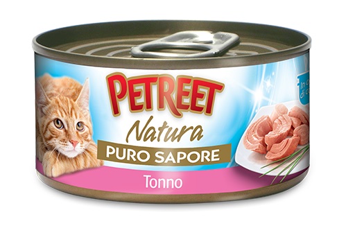A40 CAT ADULT TONNO GR 70  PETREET  PURO SAPORE