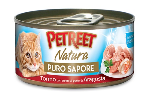 A 41 CAT ADULT TONNO CON SURIMI GR 70 PETREET PURO SAPORE