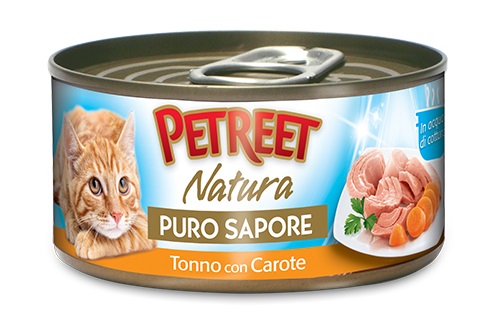 A43 CAT ADULT TONNO CON CAROTE GR 70 PETREET PURO SAPORE