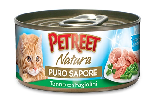 A44 CAT ADULT TONNO CON FAGIOLINI GR 70 PETREET PURO SAPORE