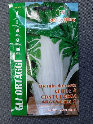 BUSTA ORTO BIETOLA VERDE A COSTA LARGA ARGENTATA 2 RS