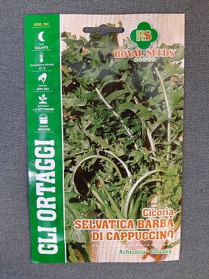 BUSTA ORTO CICORIA SELVATICA BARBA DI CAPPUCCINO RS