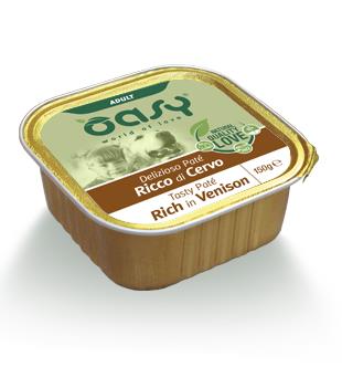 WET DOG DELIZIOSO PATE' ADULT CERVO 150 GR OASY
