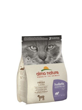 HOLISTIC FUNCTIONAL DIGESTIVE HELP CAT KG.2 AGNELLO ALMO NATURE