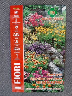 BUSTA FIORI PER GIARDINO ROCCIOSO MULTICOLOR RS