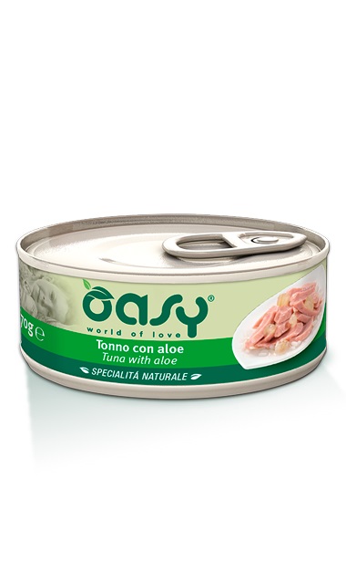 WET CAT TONNO CON ALOE  LATTINA 70 OASY