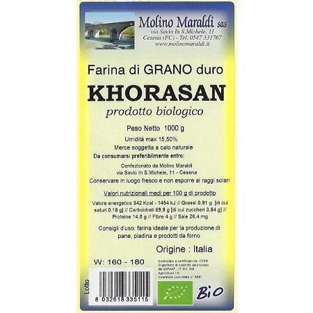 FARINA DI GRANO KHORASAN BIO KG.1