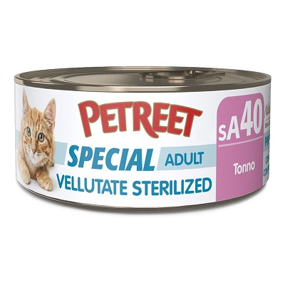 SA40 NATURA VELLUTATE STERILIZED TONNO G70 PETREET