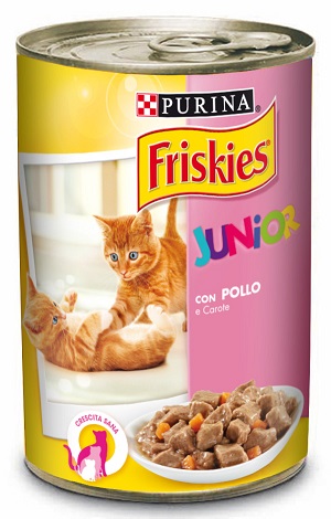 FRISKIES GATTO LATTINA 400G JUNIOR POLLO