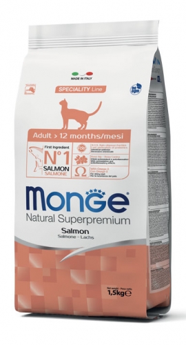 CAT ADULT SALMONE GR 400 MONGE
