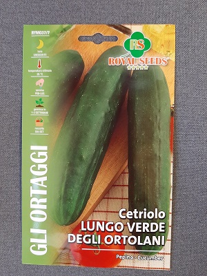 BUSTA ORTO CETRIOLO LUNGO VERDE DEGLI ORTOLANI RS