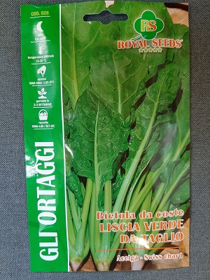 BUSTA ORTO BIETOLA DA TAGLIO VERDE COSTA LISCIA MAXI RS