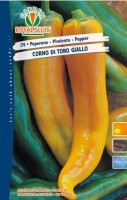BUSTA ORTO PEPERONE CORNO DI TORO GIALLO MAXI RS