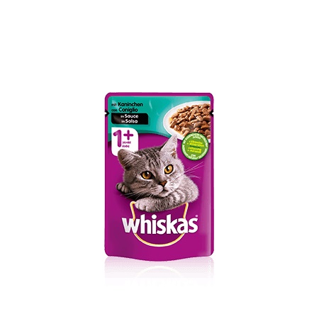 WHISKAS CARE g 100 CONIGLIO IN SALSA 1+