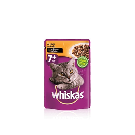 WHISKAS CARE g 100 POLLO IN SALSA 7+