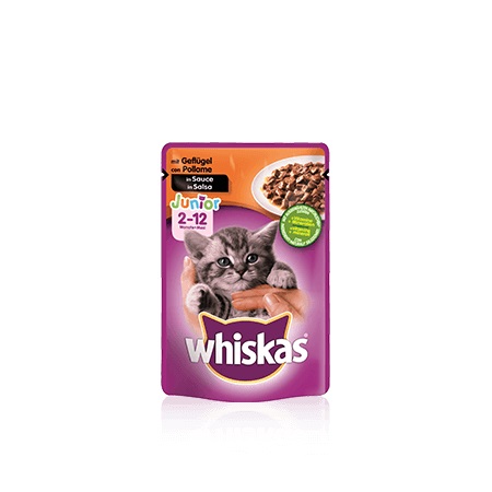 WHISKAS CARE g 100 JUNIOR POLLO IN SALSA