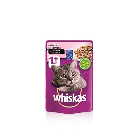 WHISKAS CARE g 100 SALMONE IN SALSA 1+