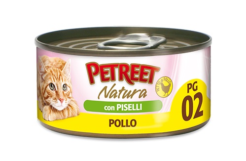 PETREET POLLO IN GELATINA CON PISELLI g 70