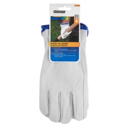 GUANTO DA LAVORO IN PELLE BIANCA 10/L STOCKER
