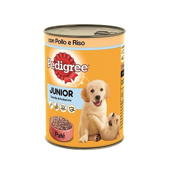 PEDIGREE LATTINA POLLO E RISO  JUNIOR G 405