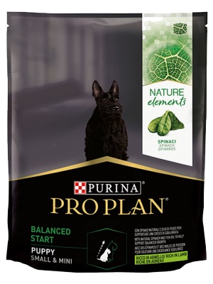 NATURE ELEMENTS PUPPY START SMALL E MINI AGNELLO E SPINACI 700 G PURINA