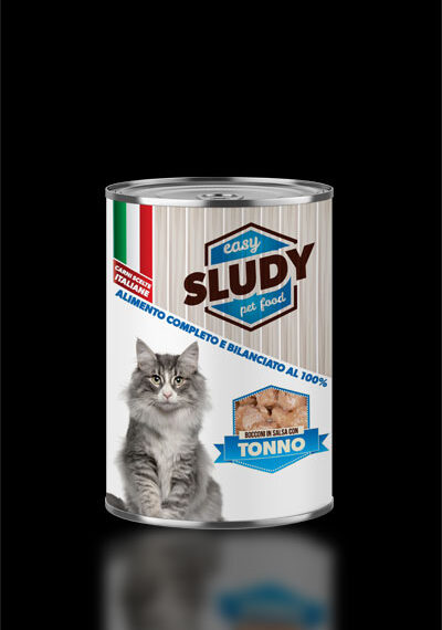 BARATTOLO GATTO TONNO 400 G SLUDY