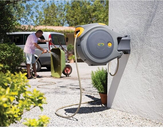 AUTOREEL 30 MT FLOWMAX HOZELOCK avvolgitubo automatico