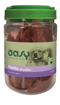 SNACK DOG FILETTO DI POLLO GR.400 OASY