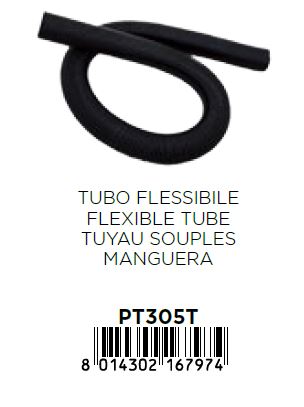TUBO FLESSIBILE 85 CM PER PULSORE FERRIBIELLA