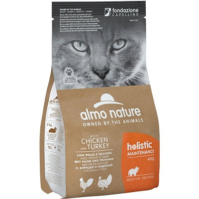 HOLISTIC CAT POLLO E TACCHINO 12 KG ALMO NATURE