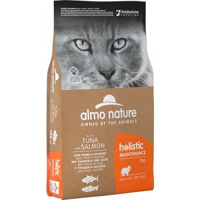 HOLISTIC CAT TONNO E SALMONE 12 KG ALMO NATURE