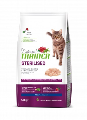 CAT STERILIZED TACCHINO KG.3 NATURAL TRAINER
