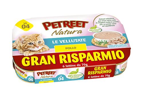 A 73 LE VELLUTATE POLLO 6X70 GR PETREET