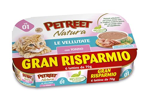 A 70 VELLUTATE TONNO 6X70 GR PETREET