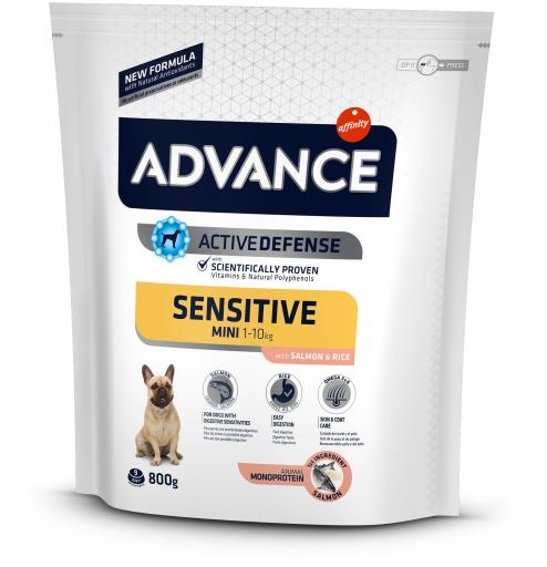 MINI SENSITIVE SALMONE E RISO GR 700 ADVANCE