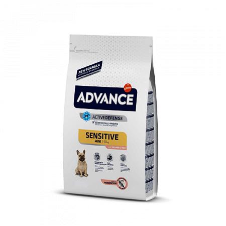 ADULT MINI SENSITIVE SALMONE E RISO KG.1,50 ADVANCE