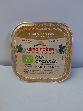 BIO ORGANIC CAT GR.85 VASCHETTA TACCHINO ALMO NATURE