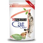 CAT CHOW SENSITIVE BUSTA SALMONE E ZUCCHINE GR. 85 PURINA