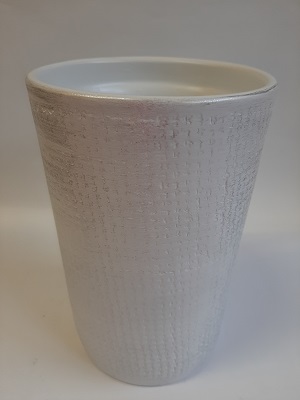VASO ORCHIDEA NOEMI CM.13 H CM.19 ARGENTO