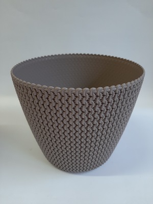 VASO SPLOFY CM. 19 H CM.16 SABBIA