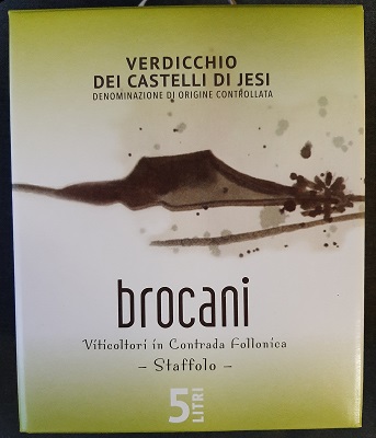 BAG IN BOX LT 5 VERDICCHIO DEI CASTELLI DI JESI BROCANI